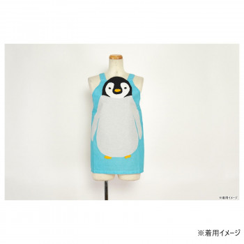 フレンズヒル　キッズエプロンM　ハローペンギン　ブルーMS-127-28
