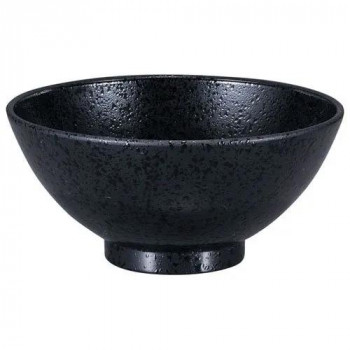 福井クラフト　A4寸七草飯椀 黒石目 33024760