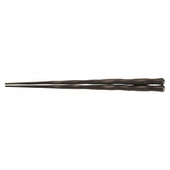 福井クラフト　PBT 24cm六角一刀彫箸黒乾漆 90030862