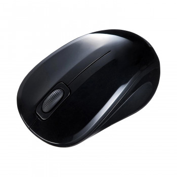 サンワサプライ 抗菌・静音BluetoothブルーLEDマウス ブラック MA-BBSK315BK
