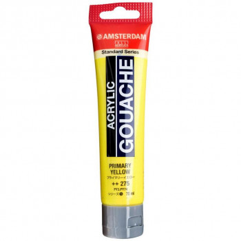 アムステルダム アクリリックガッシュ 70ml　プライマリーイエロー　AAG70 275　402003