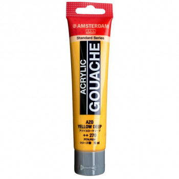 アムステルダム アクリリックガッシュ 70ml　アゾイエローディープ　AAG70 270　402399