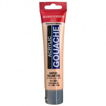アムステルダム アクリリックガッシュ 70ml　ネープルスイエローレッド　AAG70 224　402410