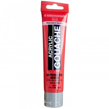 アムステルダム アクリリックガッシュ 70ml　ナフトールレッドミディアム　AAG70 396　402445