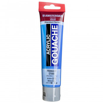 アムステルダム アクリリックガッシュ 70ml　プライマリーシアン　AAG70 572　410120