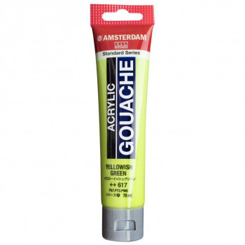 アムステルダム アクリリックガッシュ 70ml　イエローイッシュグリーン　AAG70 617　410170