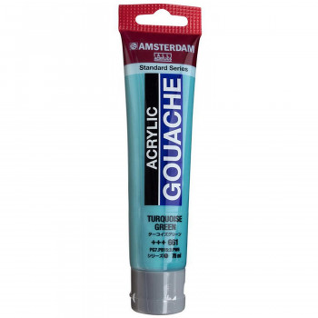 アムステルダム アクリリックガッシュ 70ml　ターコイズグリーン　AAG70 661　410235