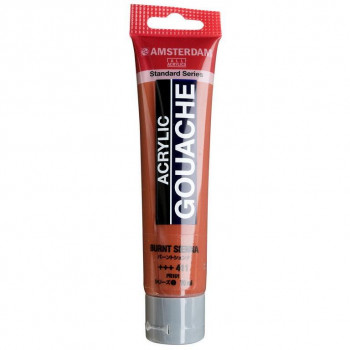 アムステルダム アクリリックガッシュ 70ml　バーントシェンナ　AAG70 411　410278