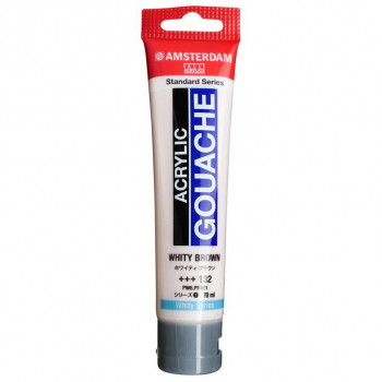 アムステルダム アクリリックガッシュ 70ml　ホワイティ　ブラウンAAG70 132　442528