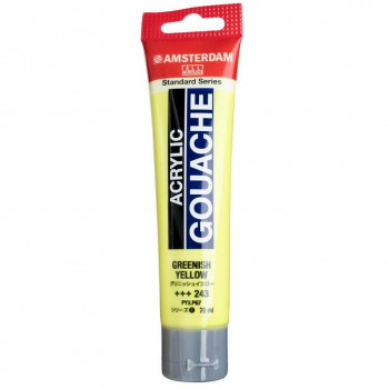 アムステルダム アクリリックガッシュ 70ml　グリニッシュイエロー　AAG70 243　442870