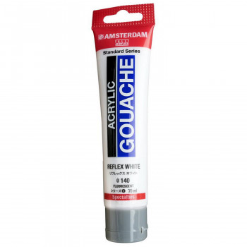 アムステルダム アクリリックガッシュ 70ml　リフレックス　ホワイト　AAG70 140　449719