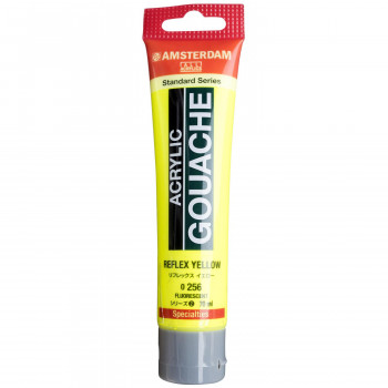 アムステルダム アクリリックガッシュ 70ml　リフレックス　イエロー　AAG70 256　449727