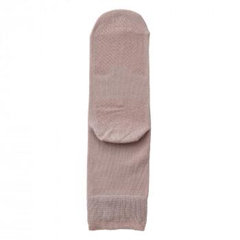 神戸生絲　コベス　婦人ゴム無しすべり止め(綿混)22-24cm  3334  ピンク