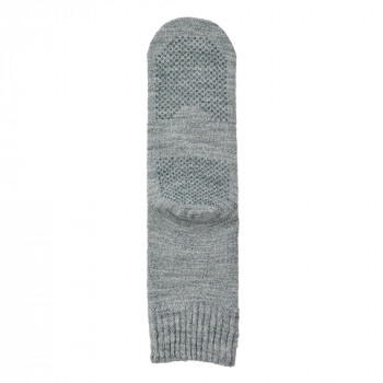 神戸生絲　コベス　婦人ゴム無しすべり止め(毛混)22-24cm  3333  グレー
