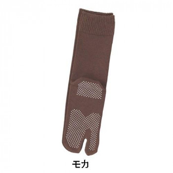 神戸生絲　コベス　紳士タビ型ゴム無しすべり止め(通年)24-26cm  5500  モカ