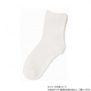 神戸生絲　コベス　婦人シルク混楽らくソックス22-25cm  3970  オフホワイト