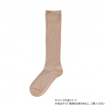 神戸生絲　コベス　婦人ふくらはぎ楽らく(綿混)ハイソックス22-25cm  3960  ライトベージュ