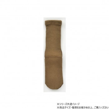 神戸生絲　コベス　紳士極上しめつけません綿混ソックス24-28cm  5951  カーキー