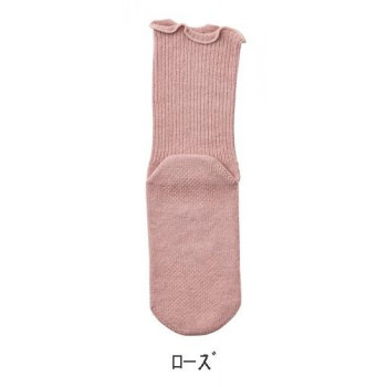 神戸生絲　コベス　極上しめつけません特大(綿混)滑止付22-32cm  4697  ローズ