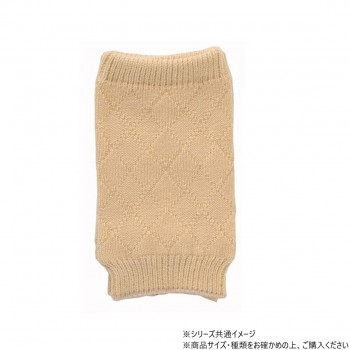 神戸生絲　コベス　Wあったかサポーター/足首ひじ兼用15-40cm  PT802  ライトベージュ