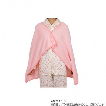 神戸生絲　コベス　フリース マルチひざかけ約120×70cm  No.98  ピーチ
