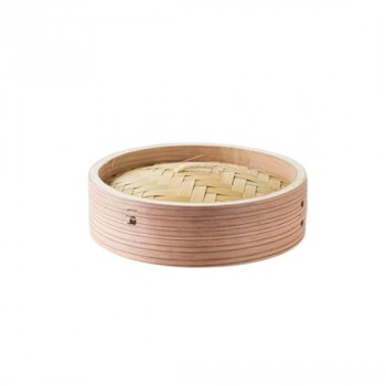 佐藤金属興業 SALUS 竹製 中華セイロ 15cm フタ
