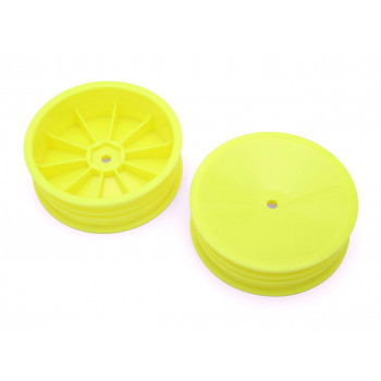 G-FORCE Front dish Wheel 2.2 for carpet tire(Yellow) GOP125