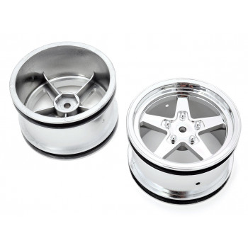 G-FORCE リヤスポークホイール2.2インチ(クローム)(Genova) GOP131