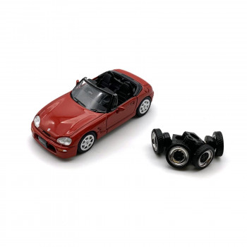 ビ-エムクリエイションズ スズキ カプチーノ 98 レッド RHD 1/64スケール 64B0090