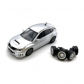ビ-エムクリエイションズ スバル インプレッサ WRX 09 シルバー RHD 1/64スケール 64B0172