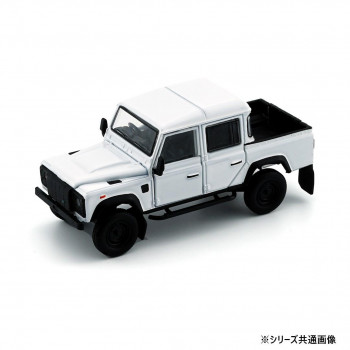 ビ-エムクリエイションズ ランドローバー ディフェンダー 110 ピックアップ 16 ホワイト RHD 1/64スケール 64B0198