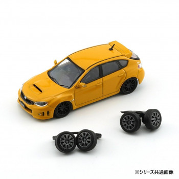 ビ-エムクリエイションズ スバル インプレッサ WRX STI 09 イエロー RHD 1/64スケール 64B0220