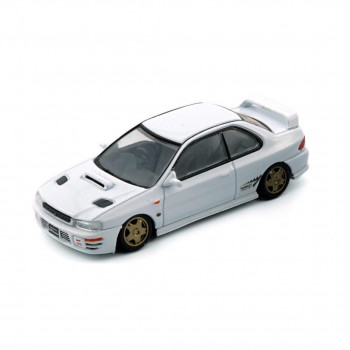 ビ-エムクリエイションズ スバル インプレッサ WRX TypeR3 4-6 ホワイト RHD 1/64スケール 64B0231