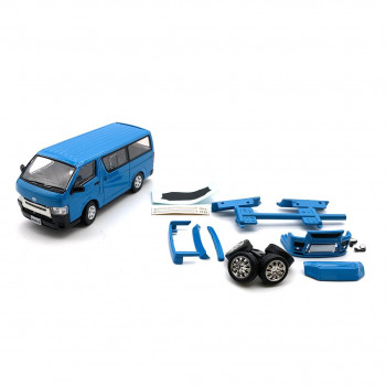 ビ-エムクリエイションズ トヨタ 2015 ハイエース KDH200V ブルー カスタム RHD 1/64スケール 64B0235