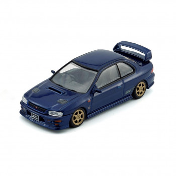 ビ-エムクリエイションズ スバル インプレッサ WRX TypeR3 4-6 ブルー RHD 1/64スケール 64B0259
