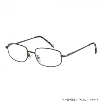 Aging Opti エイジングオプティ リーディンググラス STANDARD Simple DR-35 +2.50 GUN/CL