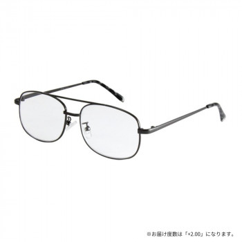 Aging Opti エイジングオプティ リーディンググラス STANDARD Simple DR-95 +2.00 GUN/CL