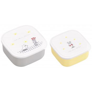オーエスケー ねずみくんのチョッキ シール容器2Pセット SSP-22