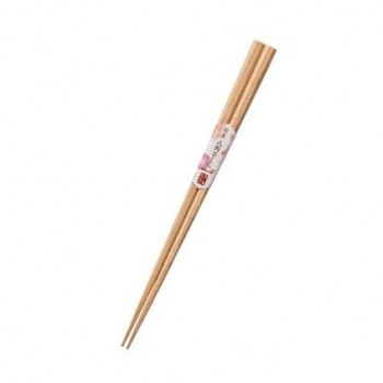 丸十　先角  八角木箸　桜　21cm  6K21-2