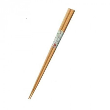 丸十　先角  八角木箸　ヒバ　23cm  6K21-14