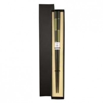 丸十　塗箸 市松 若草 折箱入  6K41-11