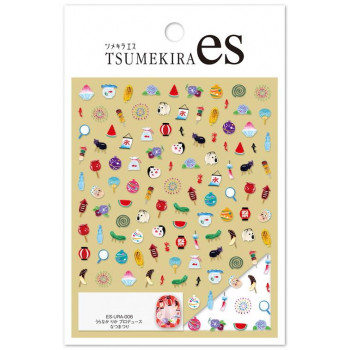 TSUMEKIRA(ツメキラ) ネイルシール es うらなか りかプロデュース なつまつり ES-URA-006
