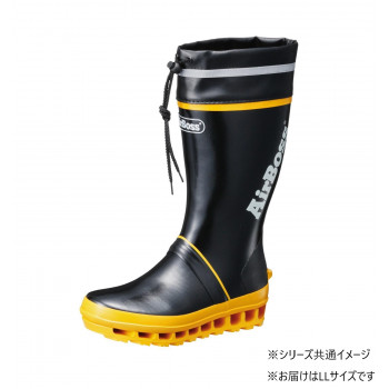 福山ゴム工業 長靴　エアボス 020　LLブラック（品番：AA97700）