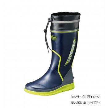 福山ゴム工業 カジュアルショートブーツ　ビーンズクラブ 102　LLネイビー（品番：AA80900）