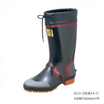 福山ゴム工業 長靴　ジョルディック DX-2　26.0cmブラック（品番：AA14700）
