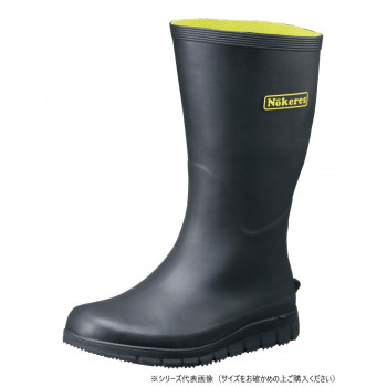 福山ゴム工業 長靴　ノーカーズ 100　LLブラック（品番：AA83000）