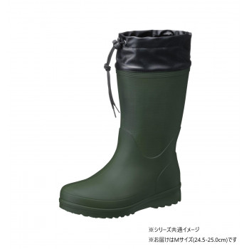 福山ゴム工業　長靴 カルサーワン M-1　Mモスグリン（品番：AA97500）