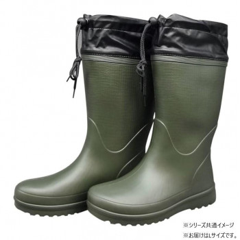 福山ゴム工業　長靴 カルサーワン M-1　Lモスグリン（品番：AA97500）