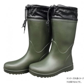 福山ゴム工業　長靴 カルサーワン M-1　3Lモスグリン（品番：AA97500）