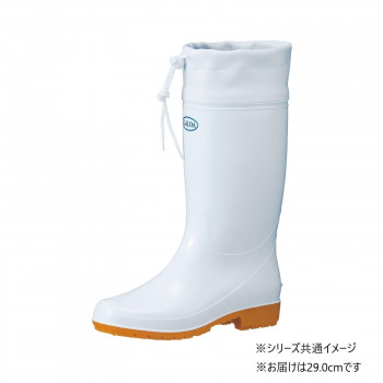 福山ゴム工業　長靴 ガロア 6　29.0cmホワイト（品番：BB15100）